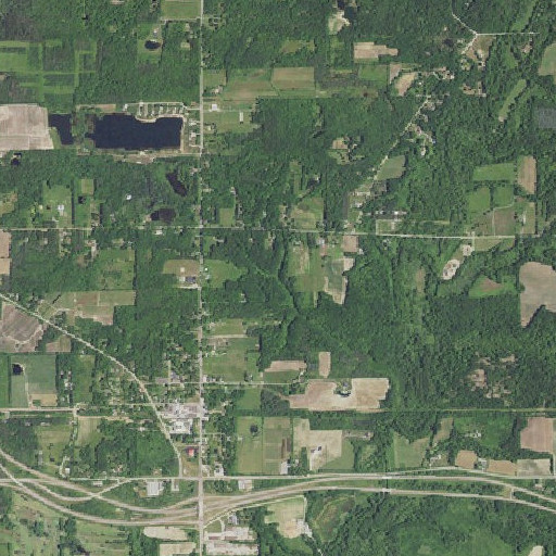 Aerial imagery of DeVries Drain, MI