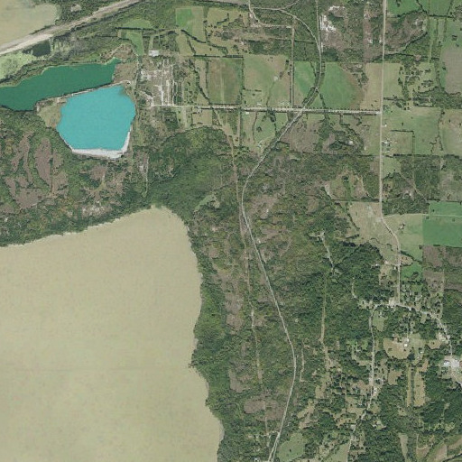 Aerial imagery of Devils Backbone, AR