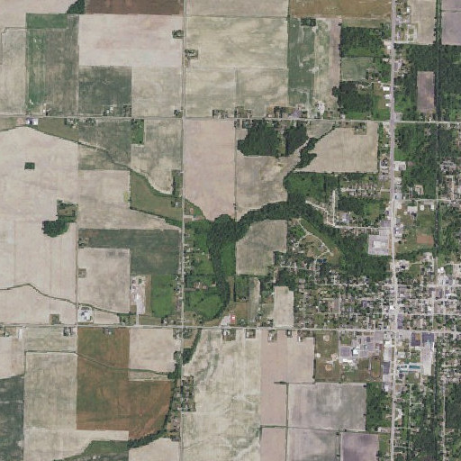 Aerial imagery of Fanger Drain, MI