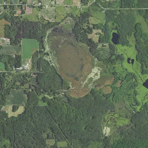 Aerial imagery of Featherbed Marsh, MI