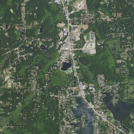 Aerial imagery of Grass Lake, MI
