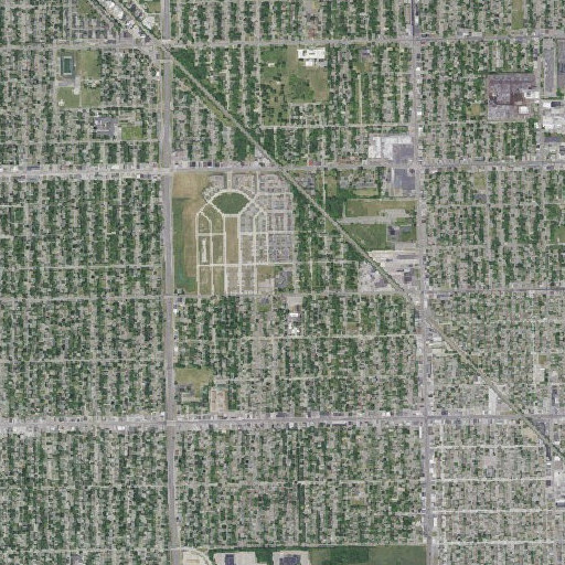 Aerial imagery of Herman School, MI