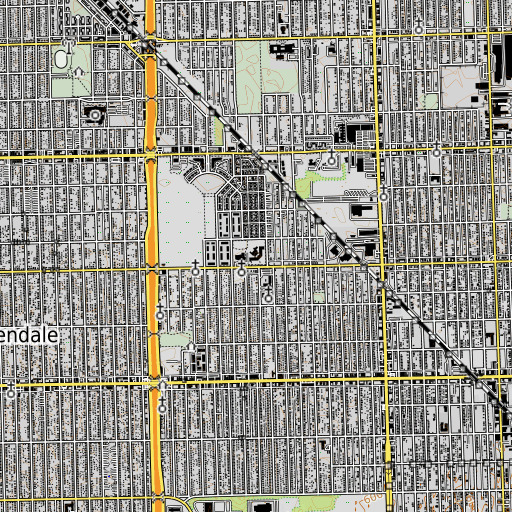 OpenTopoMap map of Herman School, MI