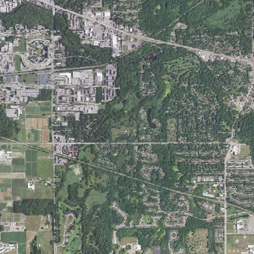 Aerial imagery of Herron Creek, MI