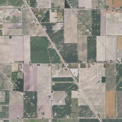 Aerial imagery of Hess School, MI