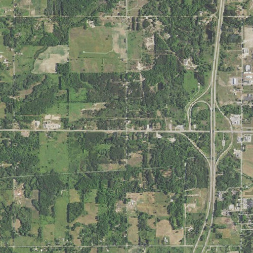 Aerial imagery of Hewitt School, MI