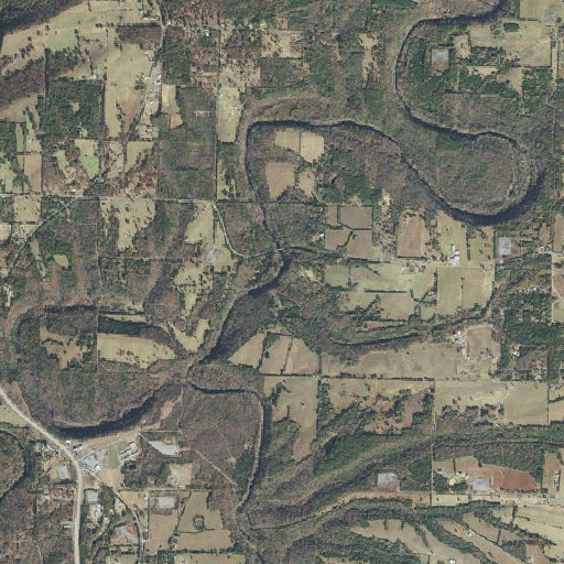 Aerial imagery of Hatcher Branch, AR