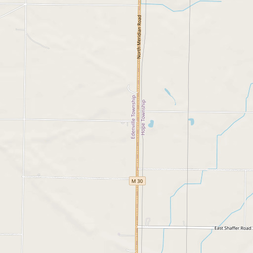 OpenStreetMap map of Hillside School, MI