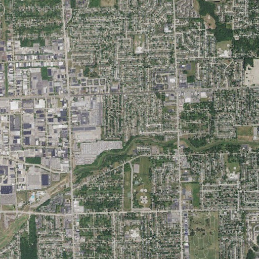 Aerial imagery of Holland School, MI
