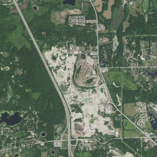 Aerial imagery of Mount Holly, MI