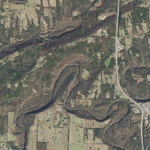 Aerial imagery of Long Point, AR