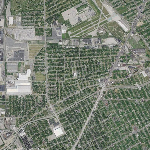 Aerial imagery of Holmes School, MI