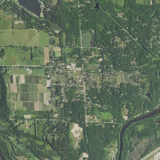 Aerial imagery of Hope School, MI