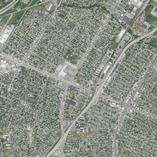 Aerial imagery of Horger School, MI