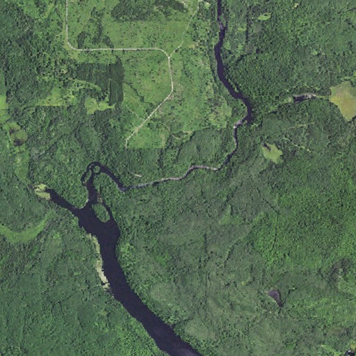 Aerial imagery of Horserace Rapids, MI
