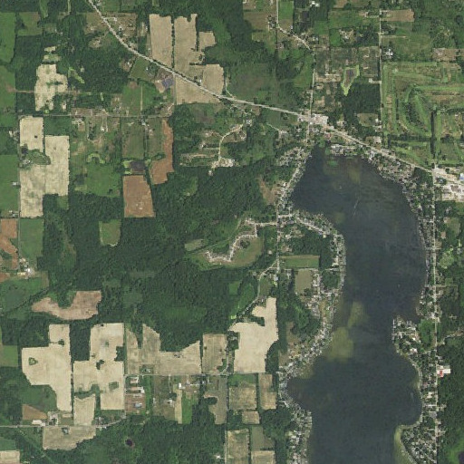 Aerial imagery of Horton Drain, MI