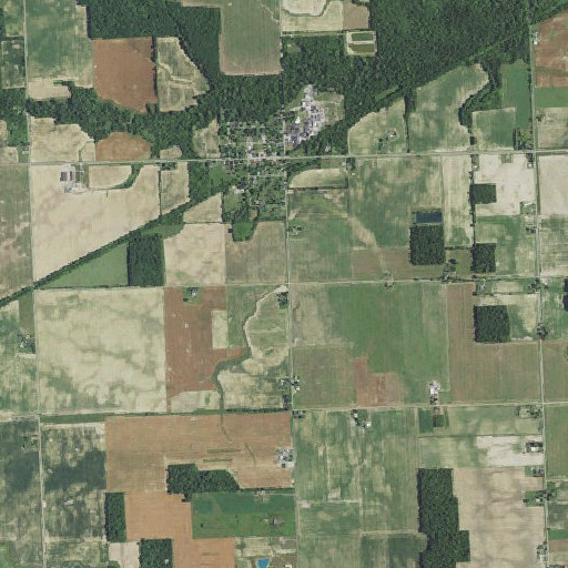Aerial imagery of Hough Drain, MI