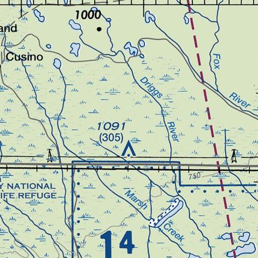 FAA VFR chart of Howards Camp, MI