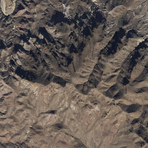 Aerial imagery of Ives Peak, AZ