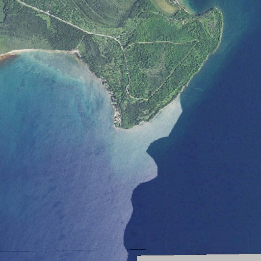 Aerial imagery of Louis Point, MI