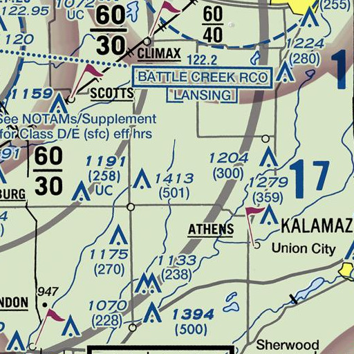 FAA VFR chart of Lynn School, MI