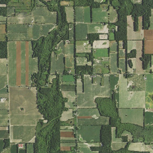 Aerial imagery of Lynn School, MI
