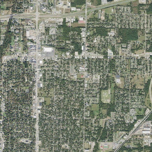 Aerial imagery of Kilpatrick Elementary School, AR