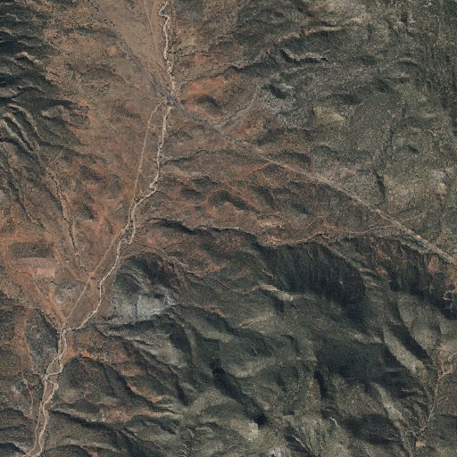 Aerial imagery of Amos Spring, AZ