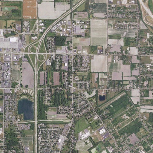 Aerial imagery of Messiah School, MI