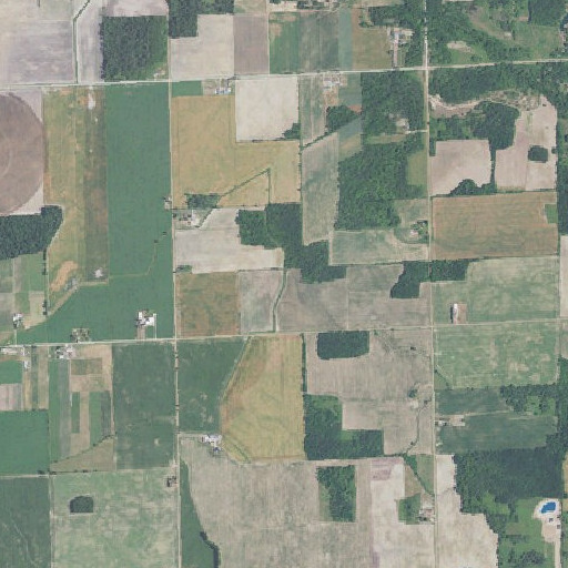 Aerial imagery of Moore Drain, MI