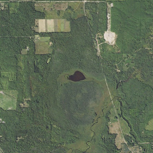 Aerial imagery of Mud Lake, MI