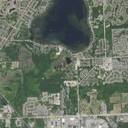 Aerial imagery of Mud Pond, MI