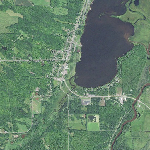 Aerial imagery of Pike River, MI