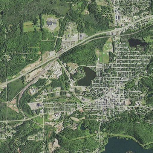 Aerial imagery of Pilot Knob, MI
