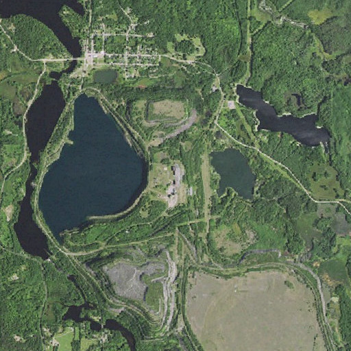 Aerial imagery of Republic Mine, MI