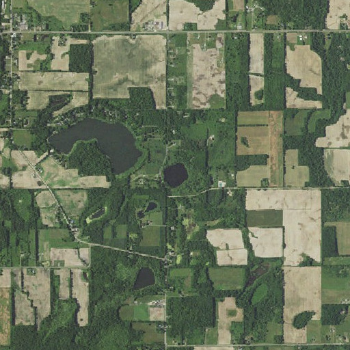Aerial imagery of Round Lake, MI