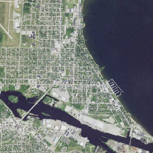 Aerial imagery of Saint Joseph School, MI