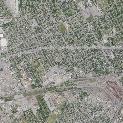 Aerial imagery of Saint Stephens School, MI