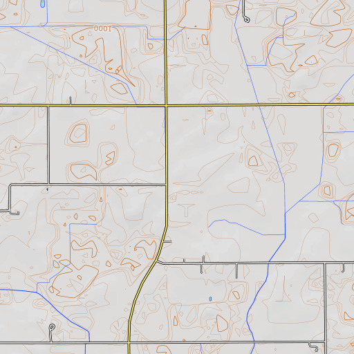 OpenTopoMap map of School Number 4, MI