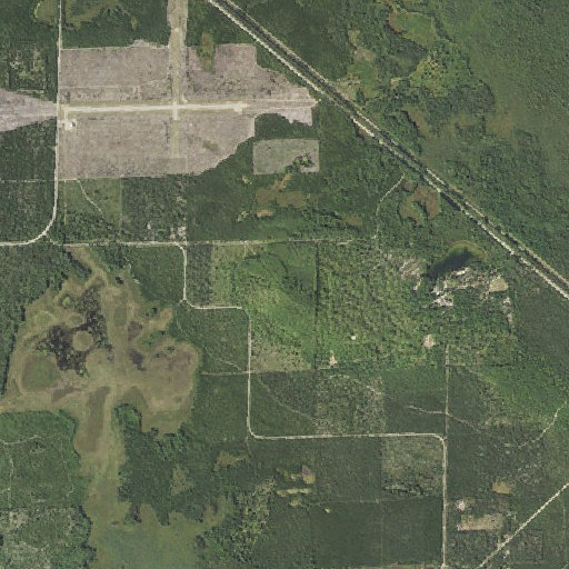 Aerial imagery of Sinkhole Hill, MI