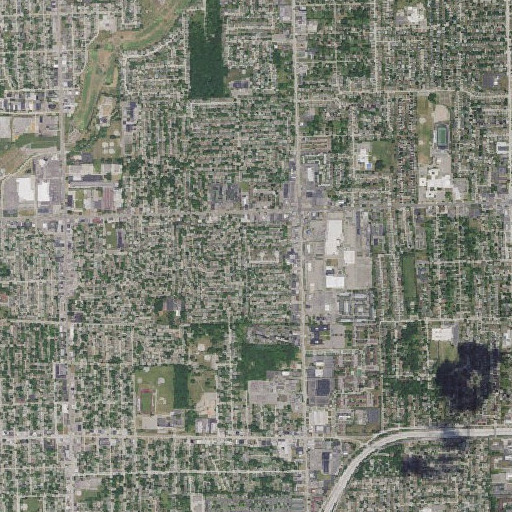 Aerial imagery of Sixma School, MI