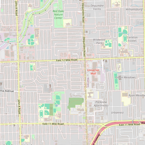 OpenStreetMap map of Sixma School, MI