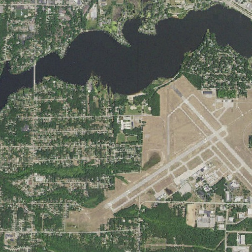 Aerial imagery of Ross Park Elementary School, MI