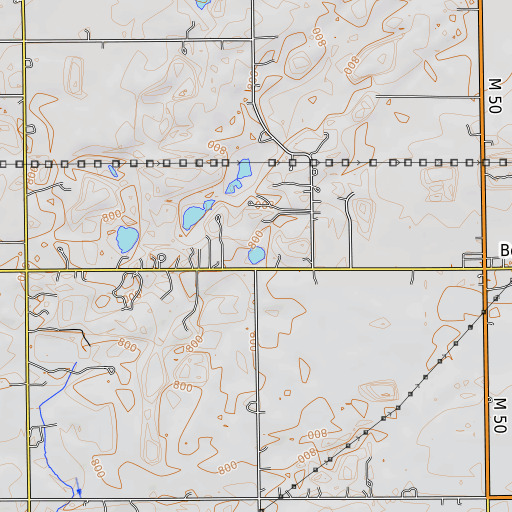OpenTopoMap map of Spring Lake, MI