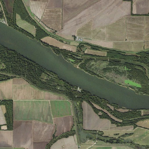 Aerial imagery of Trulock Bend, AR