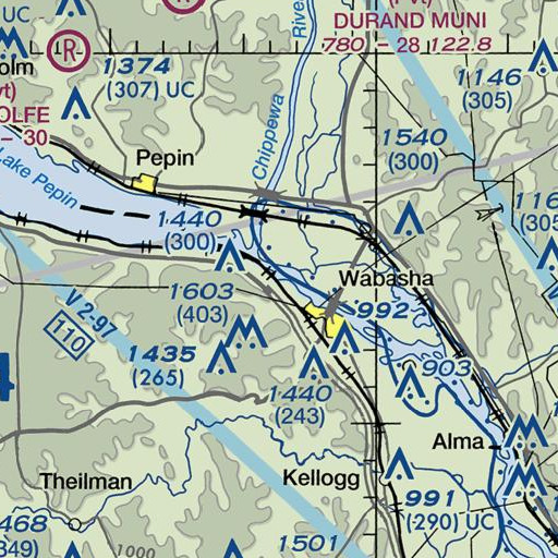 FAA VFR chart of Brewery Creek, MN