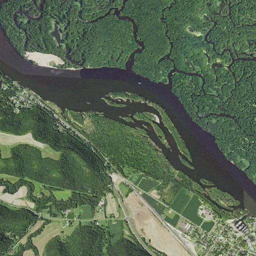Aerial imagery of Brewery Creek, MN
