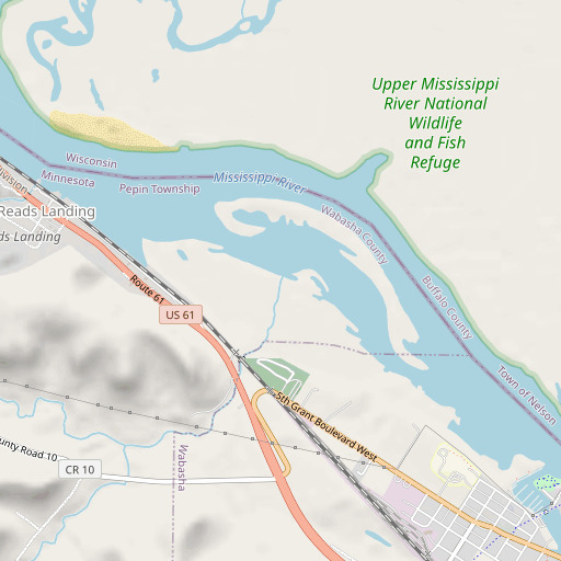 OpenStreetMap map of Brewery Creek, MN