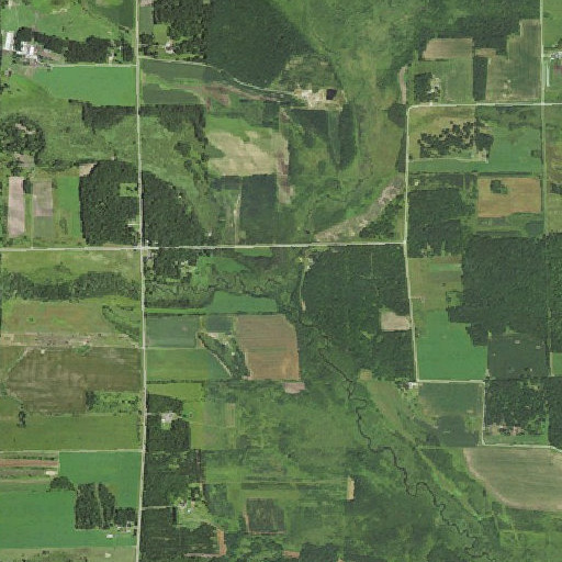 Aerial imagery of Cat Creek, MN