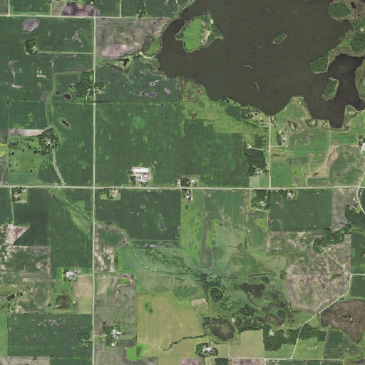 Aerial imagery of Clear Lake School, MN